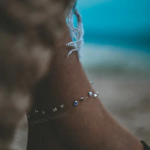 Βραχιόλι ποδιού Crystal AB ss16