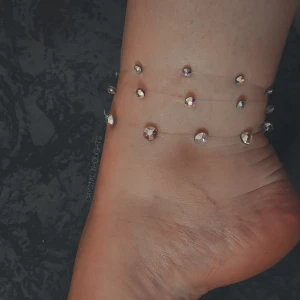 Βραχιόλι ποδιού Crystal AB