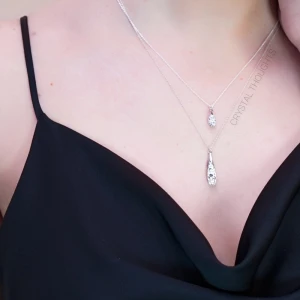 Δάκρυ στρας Κολιέ Swarovski
